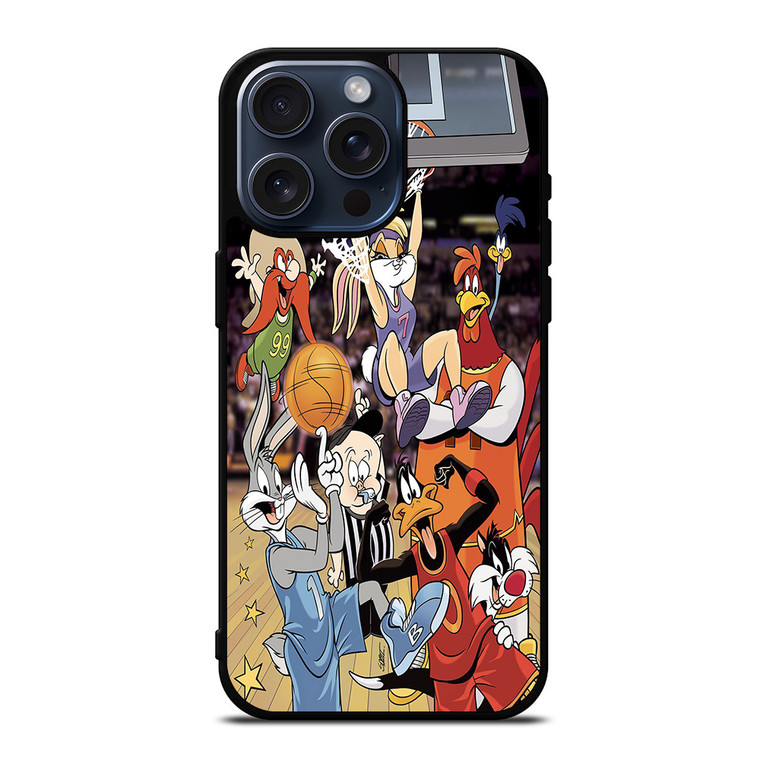 LOONEY TUNES CARTOON BASKETBALL iPhone 15 Pro Max Case Cover