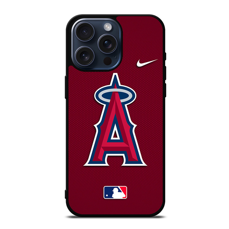 LOS ANGELES ANGELS MLB BASEBALL NIKE iPhone 15 Pro Max Case Cover