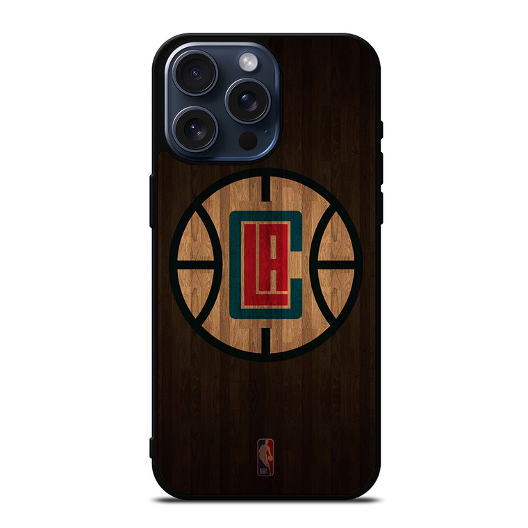 LOS ANGELES CLIPPERS BASKETBALL COURT NBA iPhone 15 Pro Max Case Cover