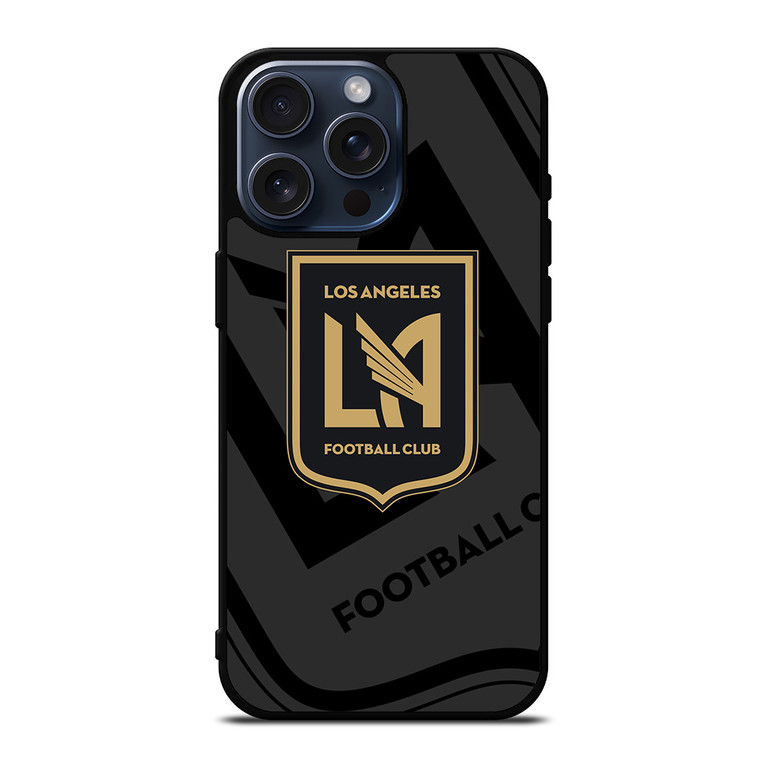 LOS ANGELES FC MLS BLACK iPhone 15 Pro Max Case Cover