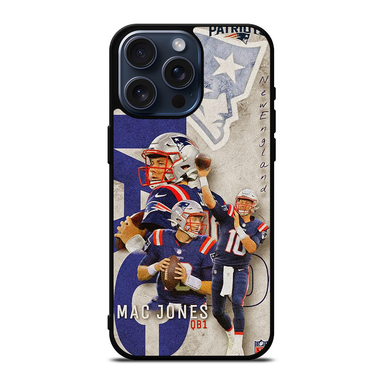 MAC JONES NEW ENGLAND PATRIOT NFL iPhone 15 Pro Max Case Cover MAC JONES NEW ENGLAND PATRIOT NFL iPhone 15 Pro Max Case Cover
