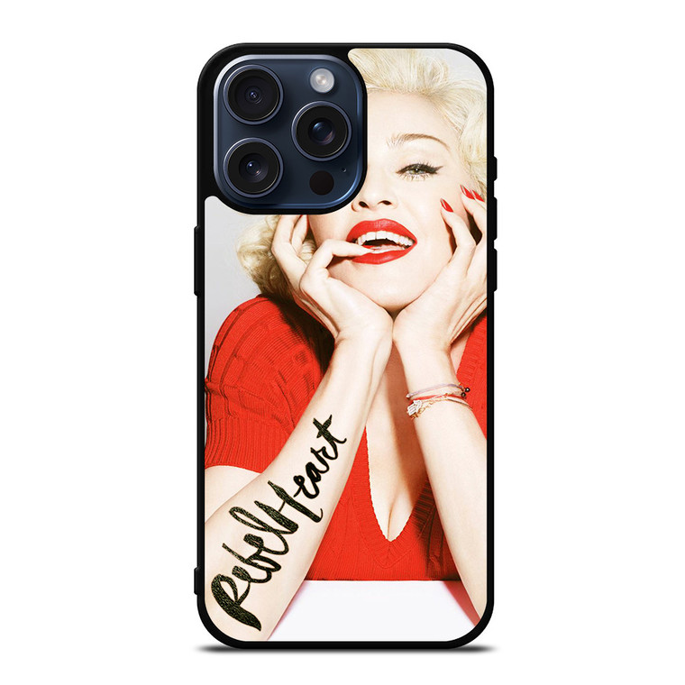 MADONNA REBEL HEART iPhone 15 Pro Max Case Cover