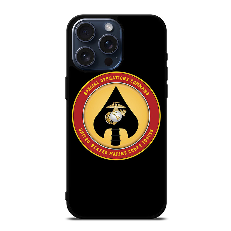 MARSOC UNITED STATES MARINES iPhone 15 Pro Max Case Cover MARSOC UNITED STATES MARINES iPhone 15 Pro Max Case Cover