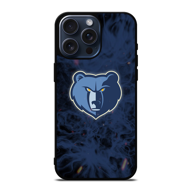 MEMPHIS GRIZZLIES BASKETBALL NBA FIRE iPhone 15 Pro Max Case Cover