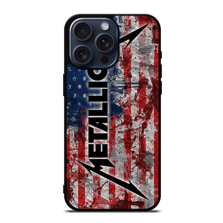 METALLICA ROCK BAND AMERICA iPhone 15 Pro Max Case Cover