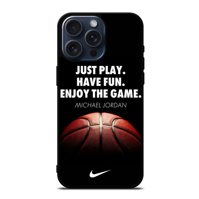 MICHAEL JORDAN BASKETBALL NIKE iPhone 15 Pro Max Case Cover MICHAEL JORDAN BASKETBALL NIKE iPhone 15 Pro Max Case Cover