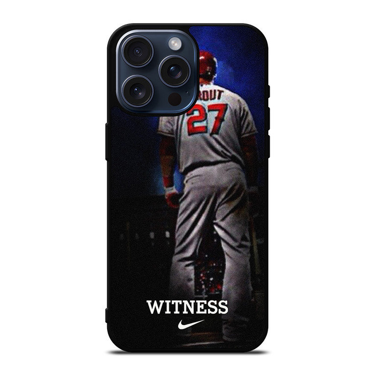MIKE TROUT LOS ANGELES ANGELS MLB 2 iPhone 15 Pro Max Case Cover
