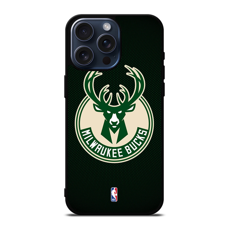 MILWAUKEE BUCKS BASKETBALL NBA iPhone 15 Pro Max Case Cover
