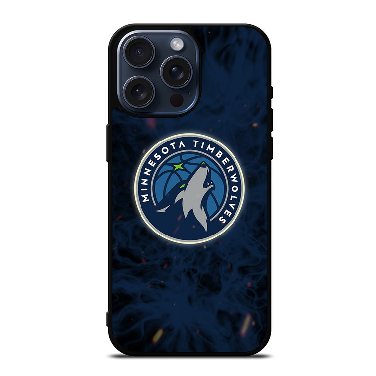 MINNESOTA TIMBERWOLVES BASKETBALL NBA FIRE iPhone 15 Pro Max Case Cover MINNESOTA TIMBERWOLVES BASKETBALL NBA FIRE iPhone 15 Pro Max Case Cover