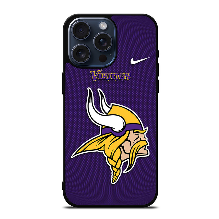 MINNESOTA VIKINGS NFL FOOTBALL NIKE iPhone 15 Pro Max Case Cover