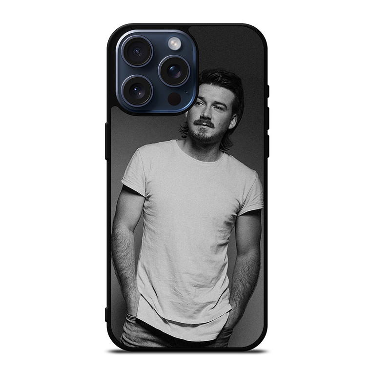 MORGAN WALLEN BLACK WHITE iPhone 15 Pro Max Case Cover