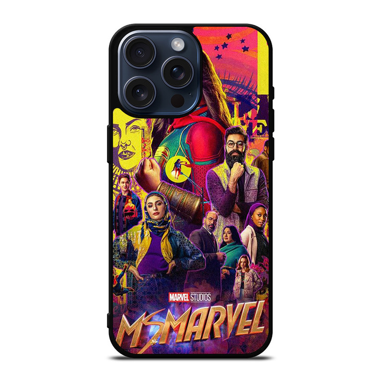 MS MARVEL SUPERHERO MOVIES iPhone 15 Pro Max Case Cover