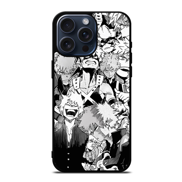 MY HERO ACADEMIA MANGA ANIME COLLAGE iPhone 15 Pro Max Case Cover