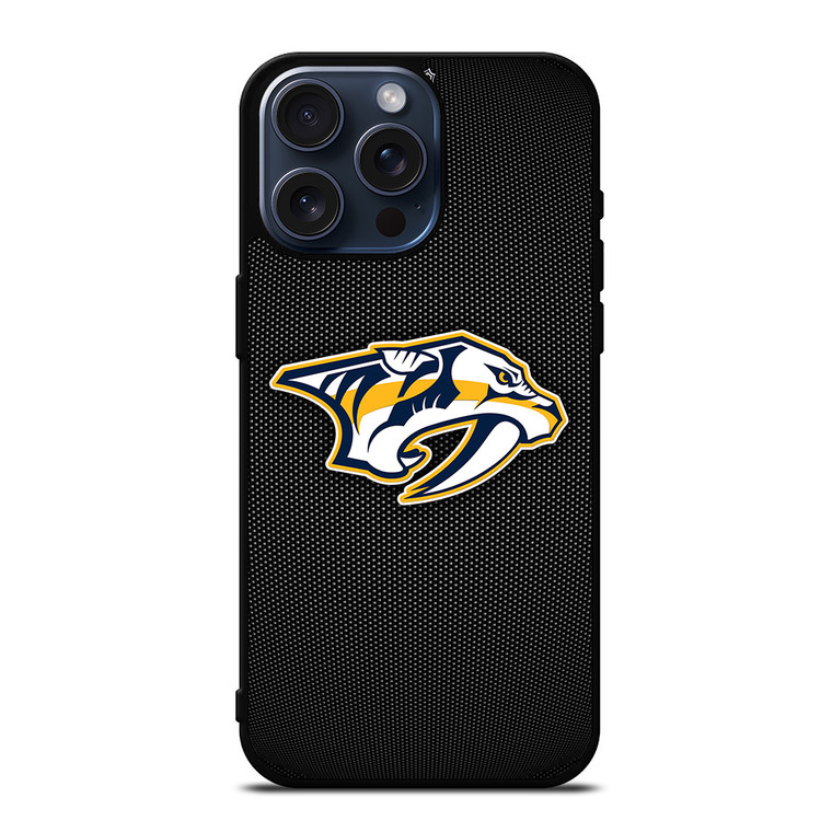 NASHVILLE PREDATORS HOCKEY NHL LOGO iPhone 15 Pro Max Case Cover