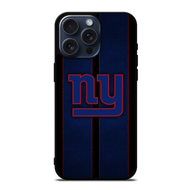 NEW YORK GIANTS NFL METAL STRIPE iPhone 15 Pro Max Case Cover