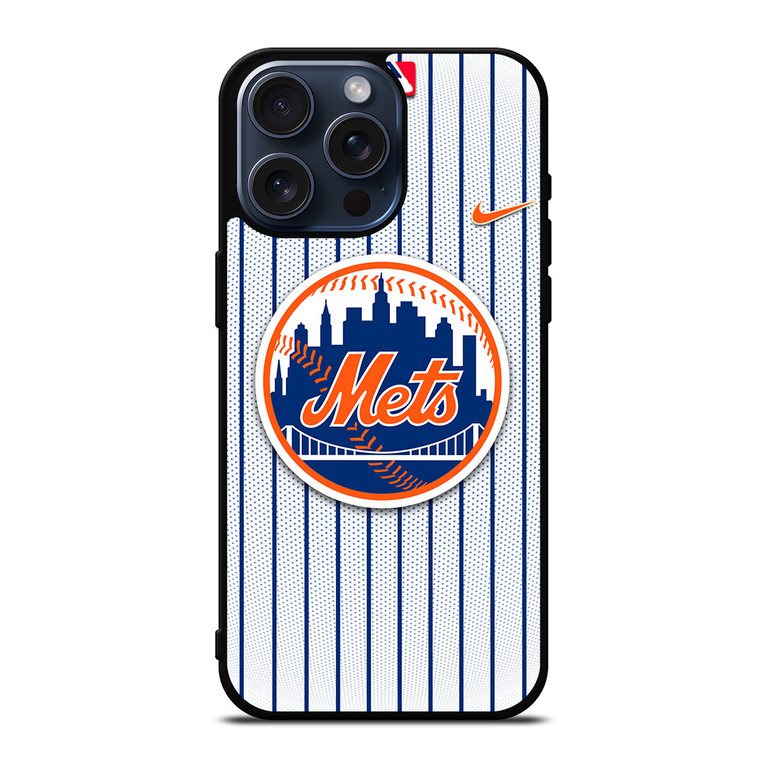 NEW YORK METS MLB NIKE iPhone 15 Pro Max Case Cover NEW YORK METS MLB NIKE iPhone 15 Pro Max Case Cover