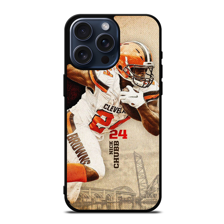NICK CHUBB CLEVELAND BROWN iPhone 15 Pro Max Case Cover