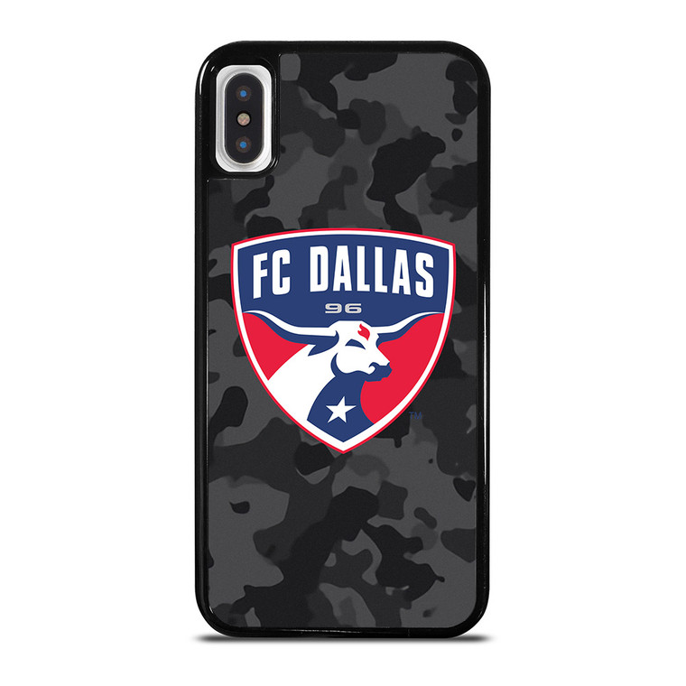 FC DALLAS MLS BLACK CAMO iPhone X / XS Case Cover