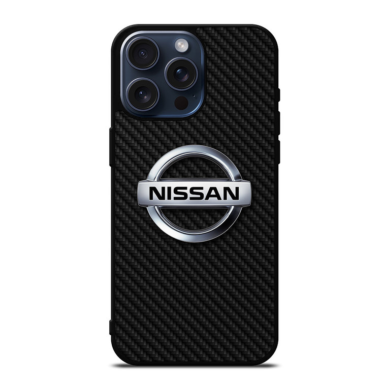 NISSAN AUTOMOBILE CARBON FIBER iPhone 15 Pro Max Case Cover
