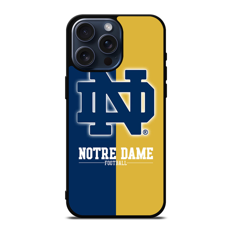 NOTRE DAME FOOTBALL LOGO iPhone 15 Pro Max Case Cover