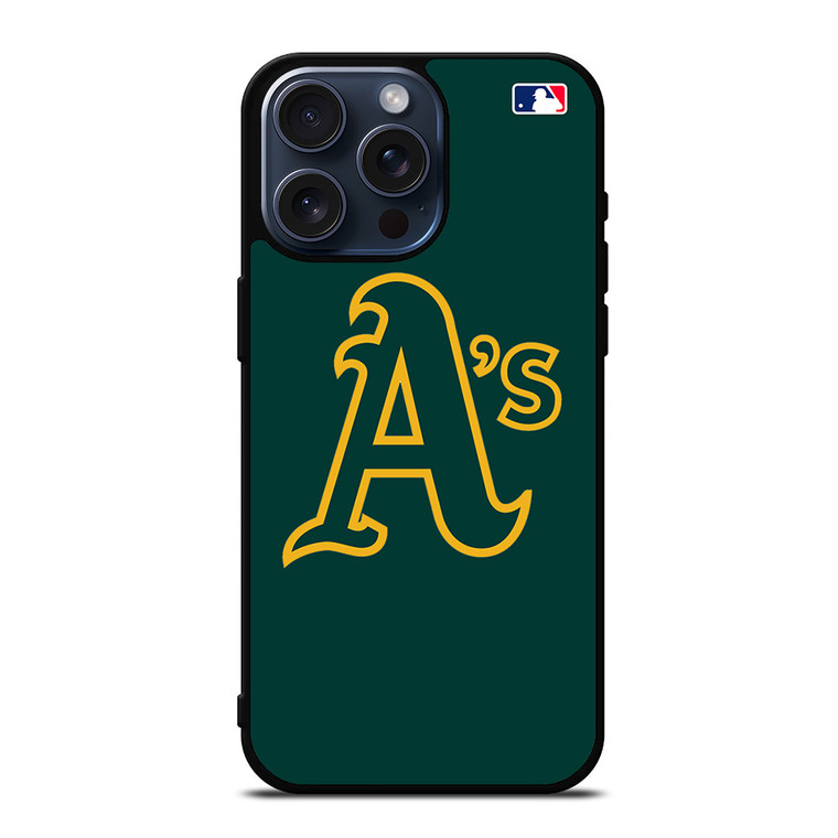 OAKLAND ATHLETICS MLB LOGO iPhone 15 Pro Max Case Cover