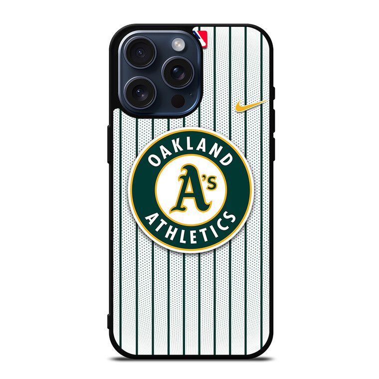 OAKLAND ATHLETICS MLB NIKE iPhone 15 Pro Max Case Cover