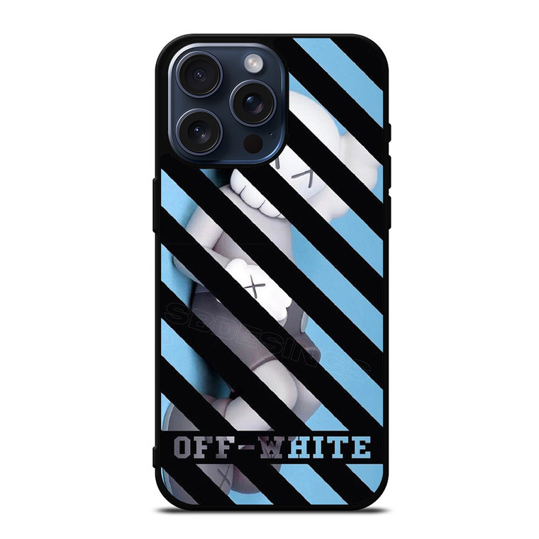 OFF WHITE X KAWAII iPhone 15 Pro Max Case Cover OFF WHITE X KAWAII iPhone 15 Pro Max Case Cover