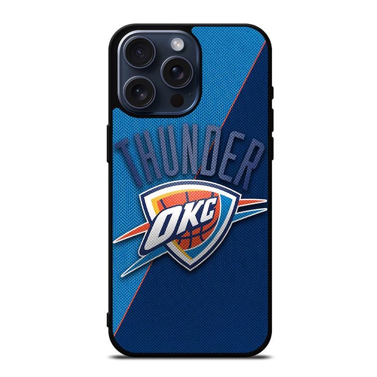 OKLAHOMA CITY THUNDER NBA BASKETBALL LOGO iPhone 15 Pro Max Case Cover OKLAHOMA CITY THUNDER NBA BASKETBALL LOGO iPhone 15 Pro Max Case Cover