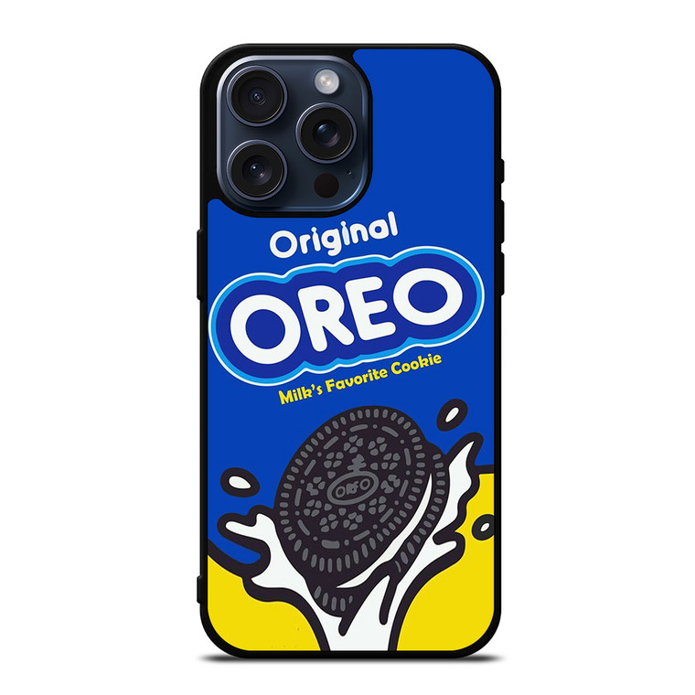 OREO CHOCOLATE MILK COOKIES iPhone 15 Pro Max Case Cover