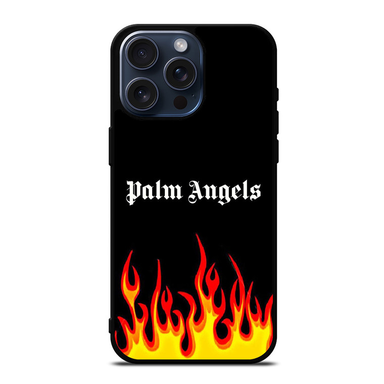 PALM ANGELS GRAFFITI FLAMES iPhone 15 Pro Max Case Cover