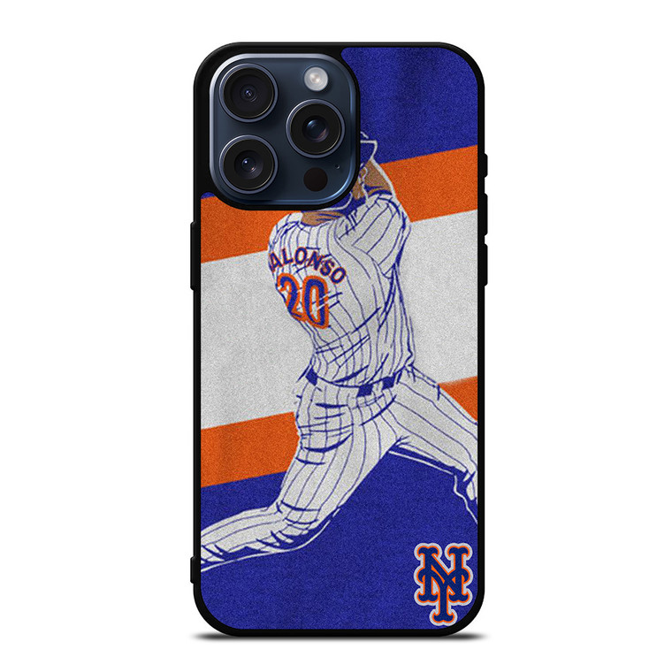 PETE ALONSO NEW YORK METS BASEBALL iPhone 15 Pro Max Case Cover PETE ALONSO NEW YORK METS BASEBALL iPhone 15 Pro Max Case Cover