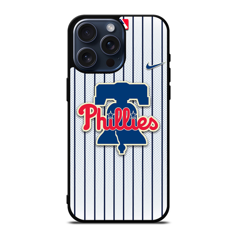 PHILADELPHIA PHILLIES MLB NIKE iPhone 15 Pro Max Case Cover