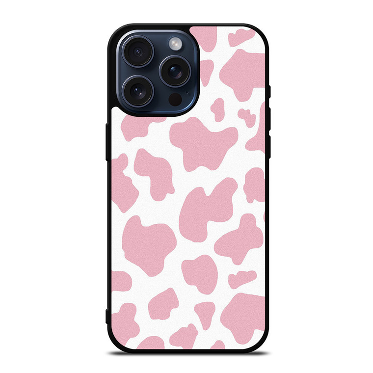 PINK COW PATTERN iPhone 15 Pro Max Case Cover