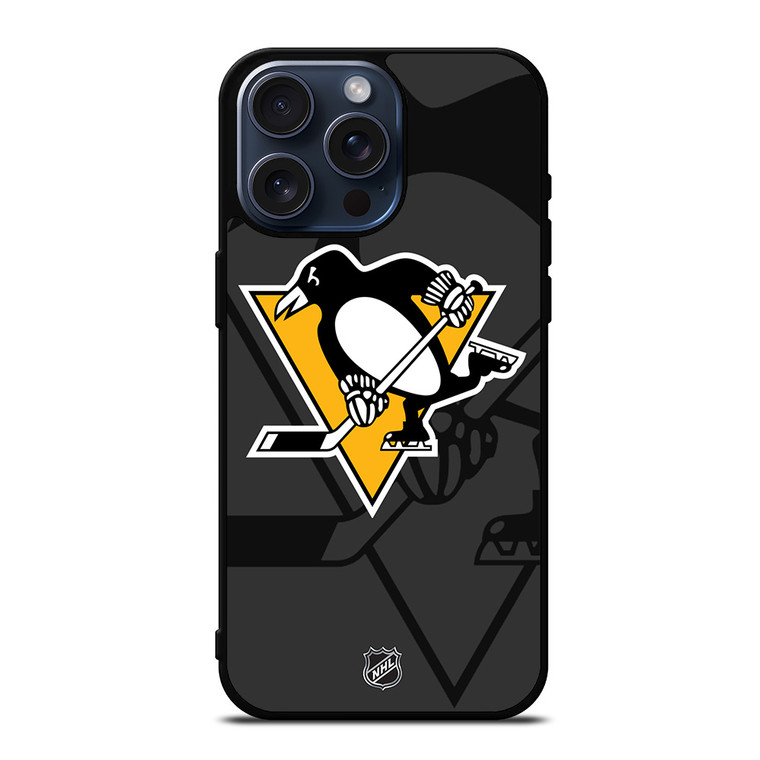 PITTSBURGH PENGUINS NHL TEAM iPhone 15 Pro Max Case Cover