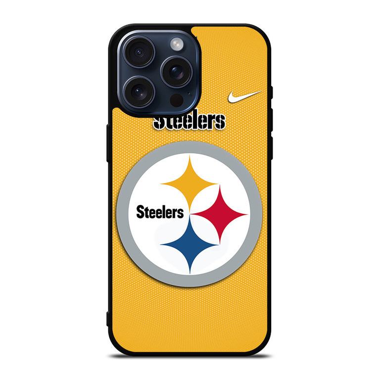 PITTSBURGH STEELERS NFL FOOTBALL NIKE iPhone 15 Pro Max Case Cover