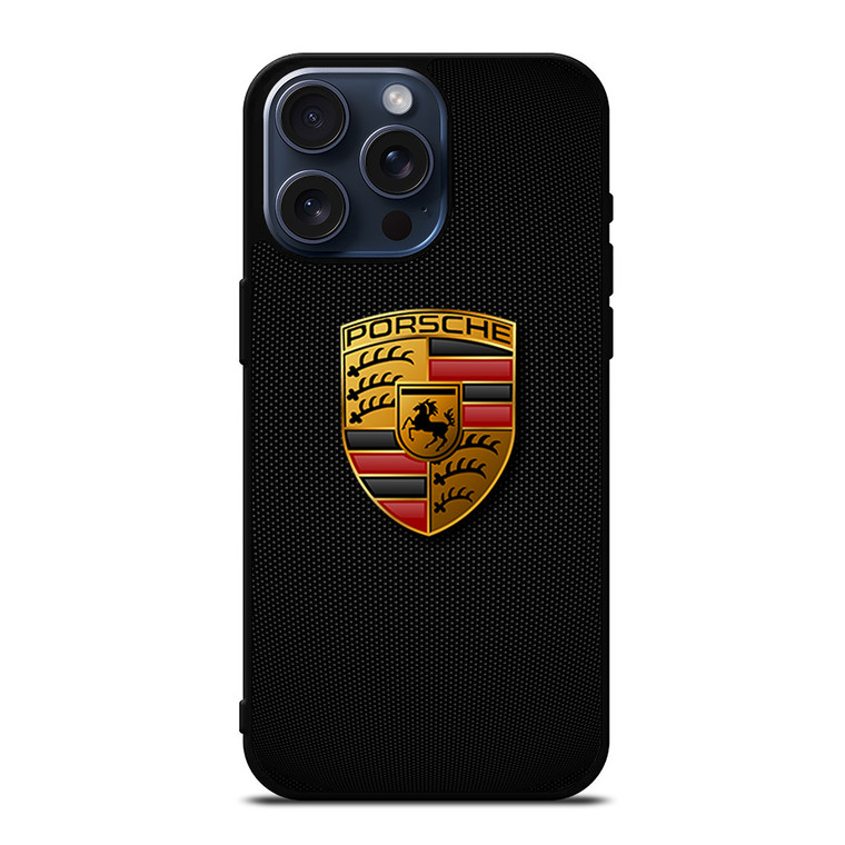 PORSCHE CARBON FIBER iPhone 15 Pro Max Case Cover