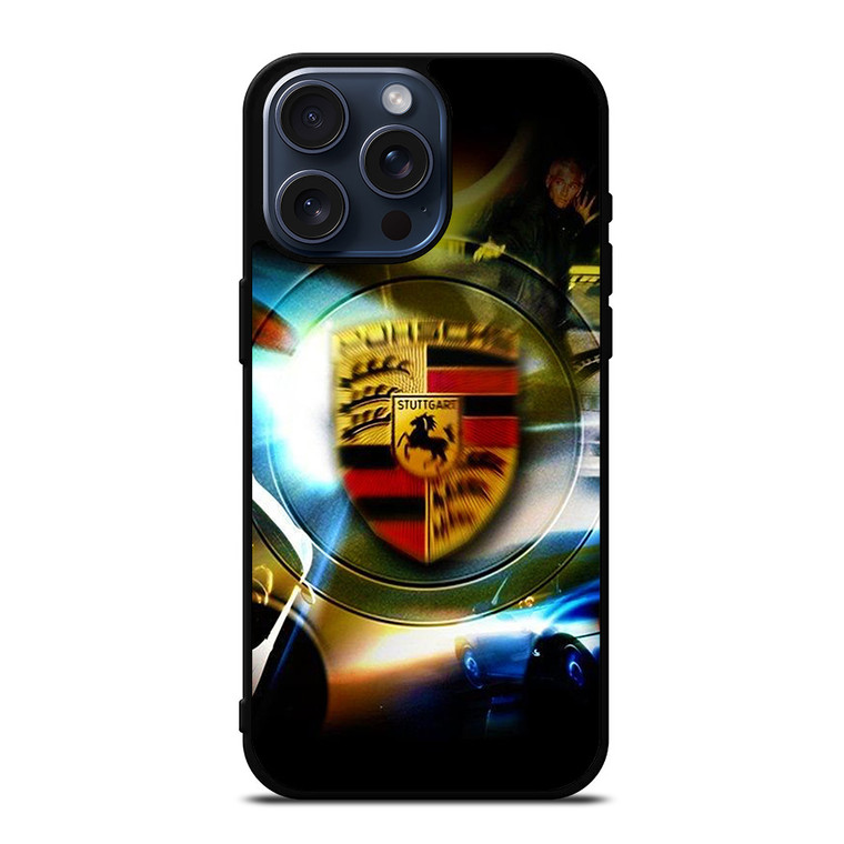 PORSCHE STUTTGART LOGO iPhone 15 Pro Max Case Cover