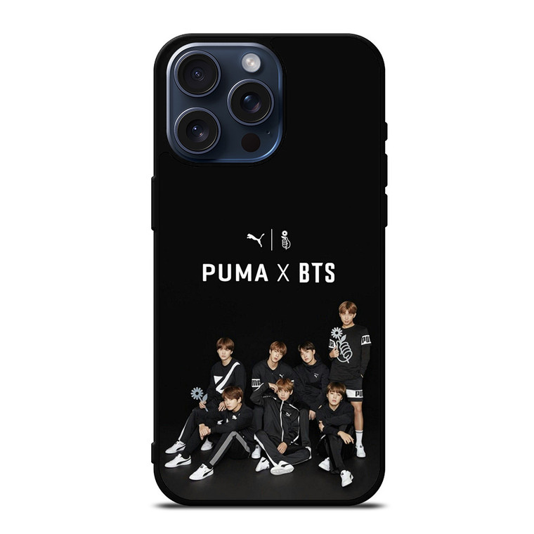 PUMA X BTS KPOP iPhone 15 Pro Max Case Cover