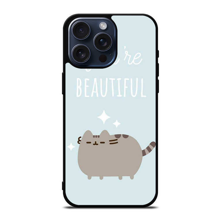 PUSHEEN BEAUTIFUL CAT iPhone 15 Pro Max Case Cover