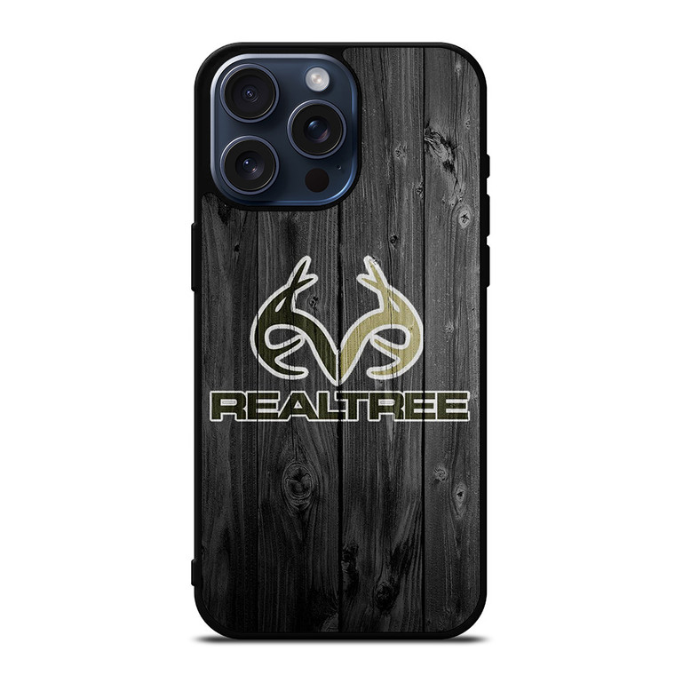 REALTREE WOODEN LOGO iPhone 15 Pro Max Case Cover REALTREE WOODEN LOGO iPhone 15 Pro Max Case Cover