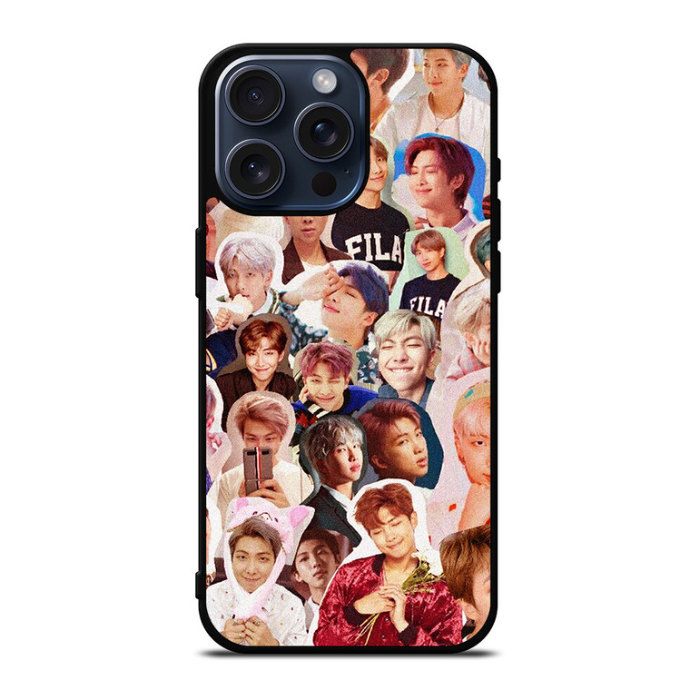 RM KIM NAM JOON BTS BANGTAN BOYS COLLAGE iPhone 15 Pro Max Case Cover