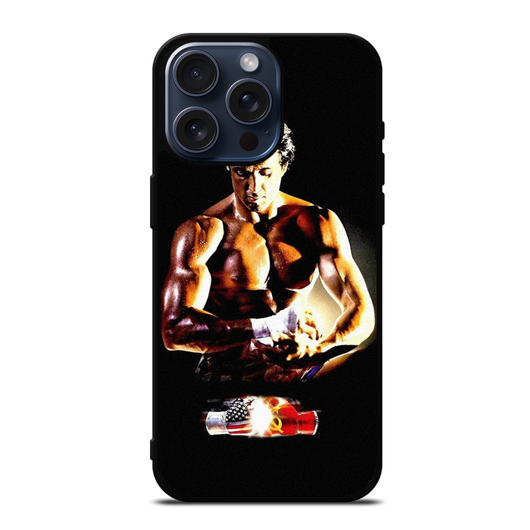 ROCKY BALBOA BOXING ART iPhone 15 Pro Max Case Cover
