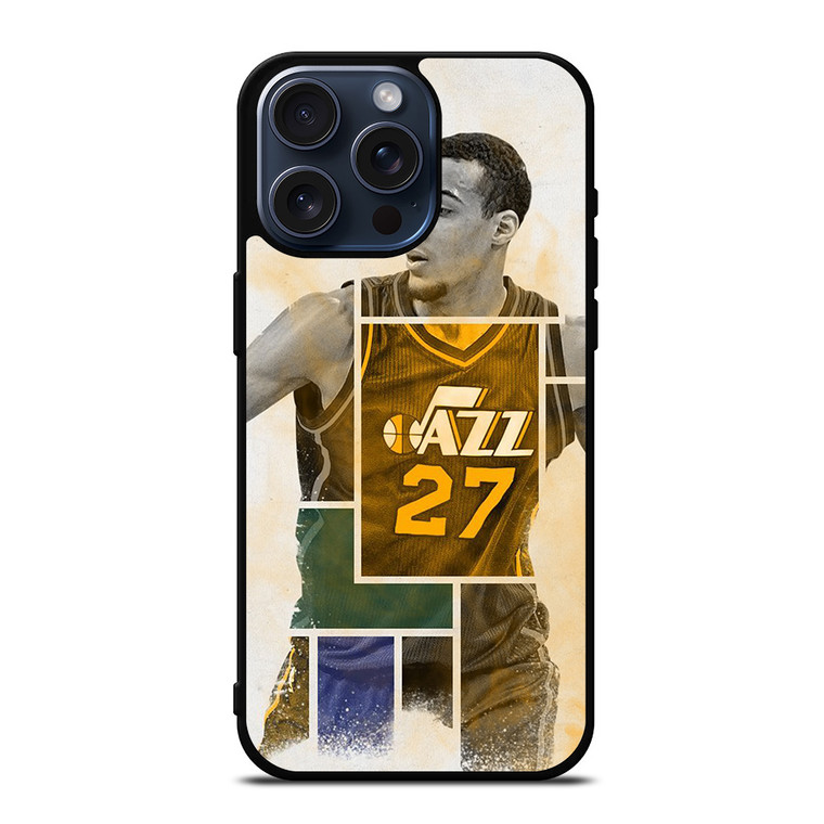 RUDY GOBERT UTAH JAZZ 2 iPhone 15 Pro Max Case Cover