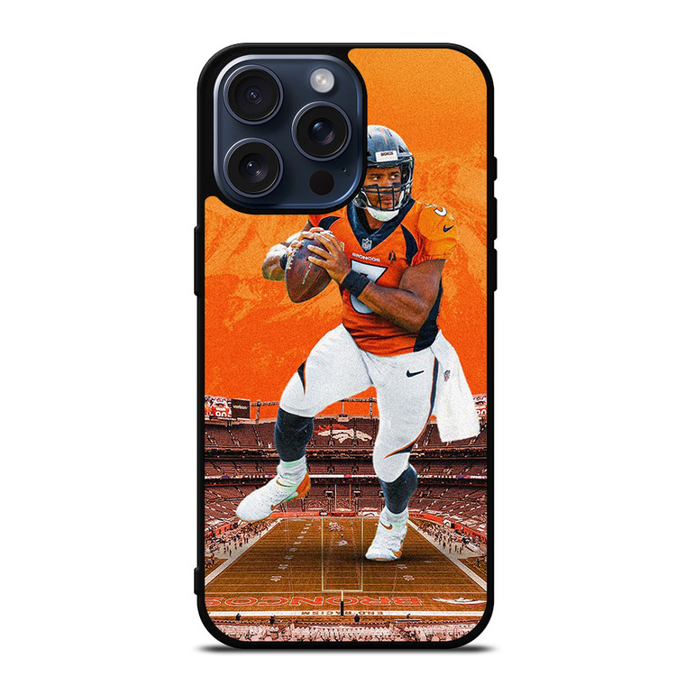 RUSSEL WILSON DENVER BRONCOS iPhone 15 Pro Max Case Cover