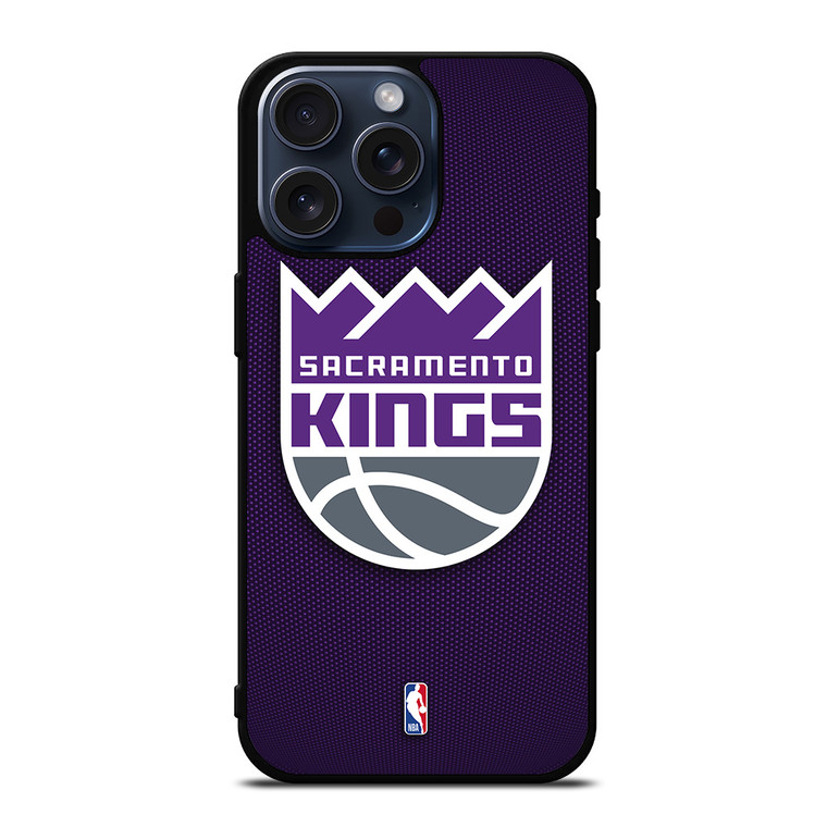 SACRAMENTO KINGS BASKETBALL NBA iPhone 15 Pro Max Case Cover