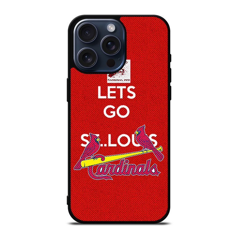 SAINT LOUIS CARDINALS MLB BASEBALL FANS iPhone 15 Pro Max Case Cover