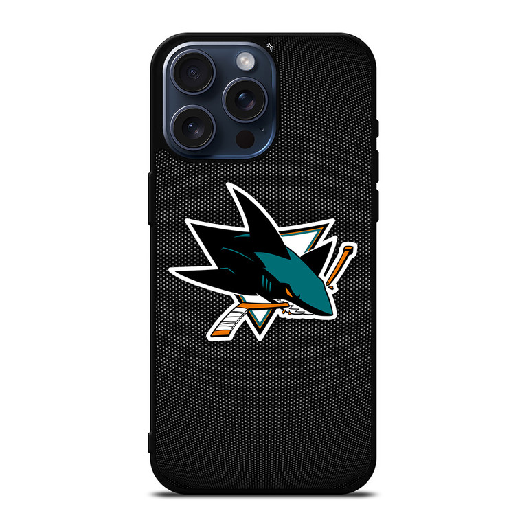 SAN JOSE SHARKS HOCKEY NHL LOGO iPhone 15 Pro Max Case Cover