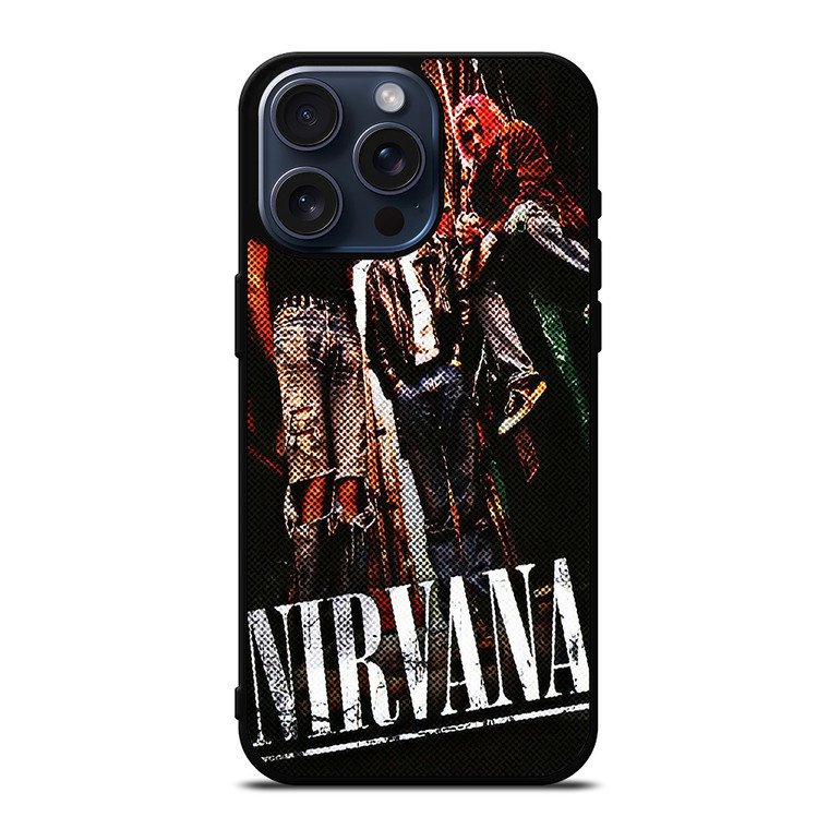 NIRVANA ROCK BAND iPhone 15 Pro Max Case Cover