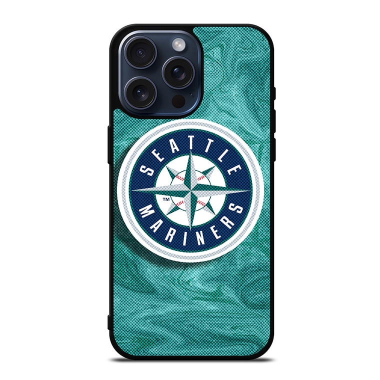 SEATTLE MARINERS MLB BASEBALL LOGO 2 iPhone 15 Pro Max Case Cover