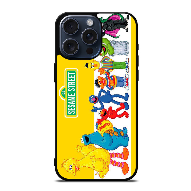 SESAME STREET MUPPETS CHARACTERS iPhone 15 Pro Max Case Cover